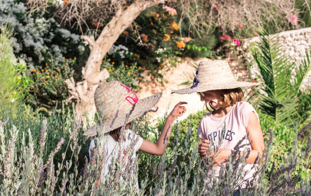 essaouira en famille, dans les jardins des douars